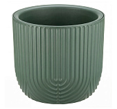 Кашпо РАМОНА 1,9л D180мм нефритовый со вставкой (уп.15)