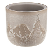 Кашпо МИКРИТ 1,9л D180мм бежевый слайн со вставкой (уп.15)