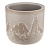Кашпо МИКРИТ 1,9л D180мм бежевый слайн со вставкой (уп.15)