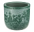 Кашпо МИКРИТ 1,9л D180мм зеленый слайн со вставкой (уп.15)