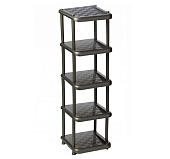 Стойка в прихожую 5 секций МАЛАЯ 307x310x837мм Графитовый (уп.4)