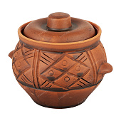 Горшочек Кунгурский 0,65л молочение с ручками