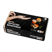 Перчатки Виниловые белые, размер XL 100шт, цена за коробку (уп.10)