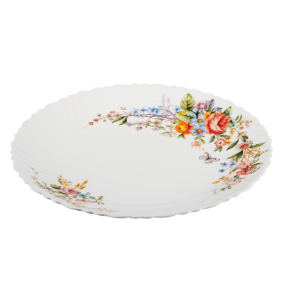 Тарелка Дарина 21,5см опаловое стекло (уп.48)