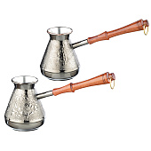 Турка 400мл медная, 2 дизайна