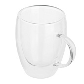 Кружка 350мл Симпл с двойными стенками, стекло (уп.48)