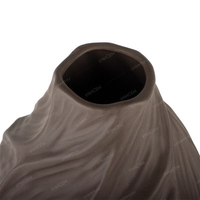 Ваза для цветов 20см керамика, серый (уп.8)