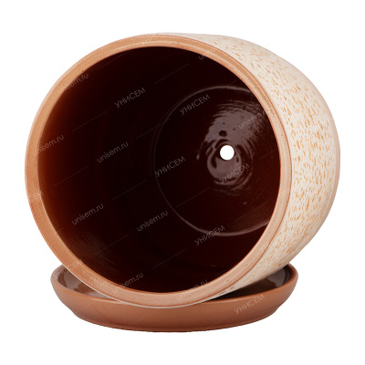 Горшок Флок 2,5л бежевый