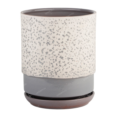 Горшок Флок 2,5л серый