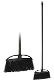 Щетка для улицы Этна Блэк c черенком 120см, жесткая щетина, черный (уп.16)