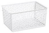 Корзинка универсальная Линден 3,2л 230х160х110мм белый (уп.20)