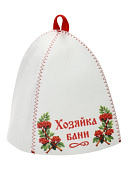 Шапка для бани "Хозяйка бани"