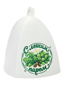 Шапка для бани "С легким паром"