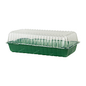 Парник 3 места 44*22*6,5 (дно (150шт/кор) + крышка (300шт/кор)