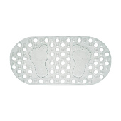 Коврик в ванну противоскользящий Массажный 66*33см прозрачный