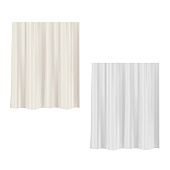 Штора для ванной комнаты Ноа 180x180см, полиэстер, 2цвета