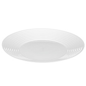 Тарелка подстановочная Бароло 26,6см белая опаловое стекло КРАТНО 6, цена за 1шт (уп.36)