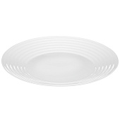 Тарелка обеденная Бароло 24см белая опаловое стекло КРАТНО 6, цена за 1шт (уп.36)