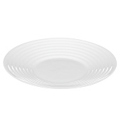 Тарелка закусочная Бароло 19см белая опаловое стекло КРАТНО 6, цена за 1шт (уп.72)