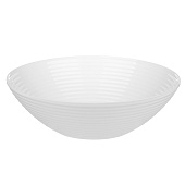 Салатник Бароло 24см белый опаловое стекло КРАТНО 6, цена за 1шт (уп.24)