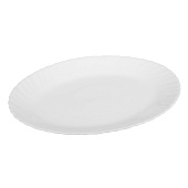 Блюдо овальное Бьянко Плюс 24см опаловое стекло КРАТНО 2, цена за 1шт (уп.24)