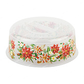 Крышка для СВЧ D250мм с декором