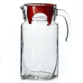 Кувшин Луна 1,7л красная крышка без упаковки (уп.6)