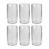 Набор из 6-и стаканов АЙКОНИК 365мл силикатное стекло (уп.4)