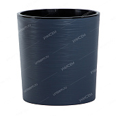 Горшок Вега 2л d14 h14 антрацит с вкладкой (уп.9)