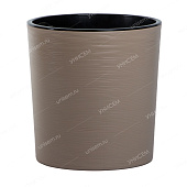 Горшок Вега 2л d14 h14 фрапе с вкладкой (уп.9)