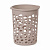 Корзина для мусора 12л Сорренто 270х270х330мм микс (уп.10)