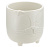Кашпо БАСЯ 0,65л D115мм белый ротанг со вставкой (уп.6)