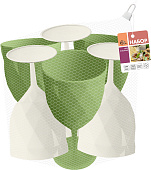 Набор из 6-и бокалов для пикника 0,36л, пластик (уп.8)