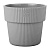 Горшок Алемар VipSet 2,4л d17 серый с дренажной системой (уп.17)