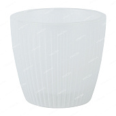 Горшок Эви VipSet 0,6л прозрачный с дренажной системой (уп.36)