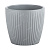 Горшок Эви VipSet 0,6л серый с дренажной системой (уп.36)