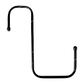 Держатель для балконных ящиков Эконом черный 280х300мм