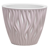 Кашпо Вдохновение 7,5л Бежево-розовый со вставкой (уп.6)