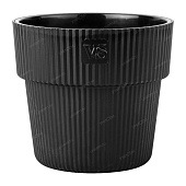 Горшок Алемар VipSet 2,4л d17 черный с дренажной системой