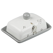 Масленка Гуси 17х13х8см, керамика (уп.24)