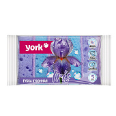Губка для посуды YORK Ирис крупнопористые 5шт (уп.28)