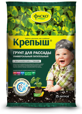 Грунт Крепыш Рассадный Фаско 25л